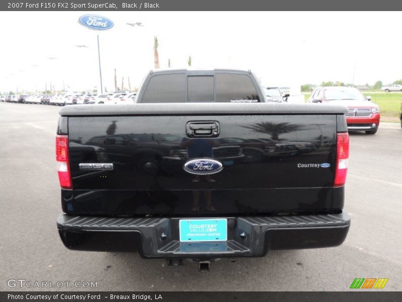 Black / Black 2007 Ford F150 FX2 Sport SuperCab