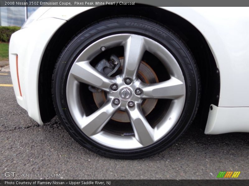 Pikes Peak White Pearl / Charcoal 2008 Nissan 350Z Enthusiast Coupe