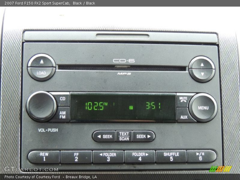Audio System of 2007 F150 FX2 Sport SuperCab