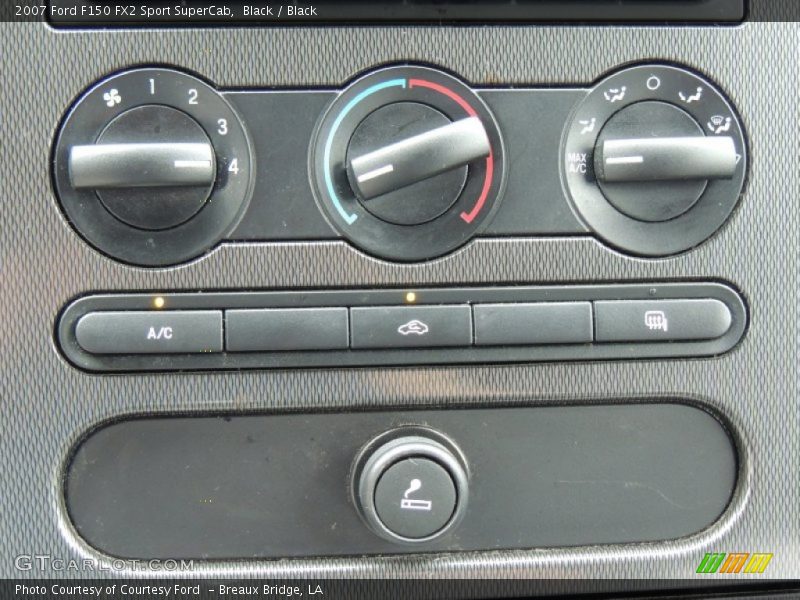 Controls of 2007 F150 FX2 Sport SuperCab