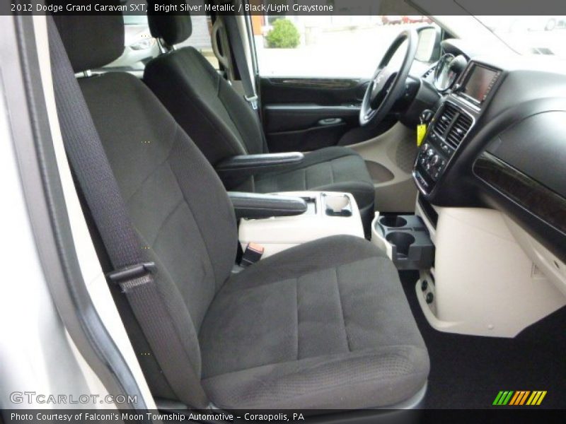 Bright Silver Metallic / Black/Light Graystone 2012 Dodge Grand Caravan SXT