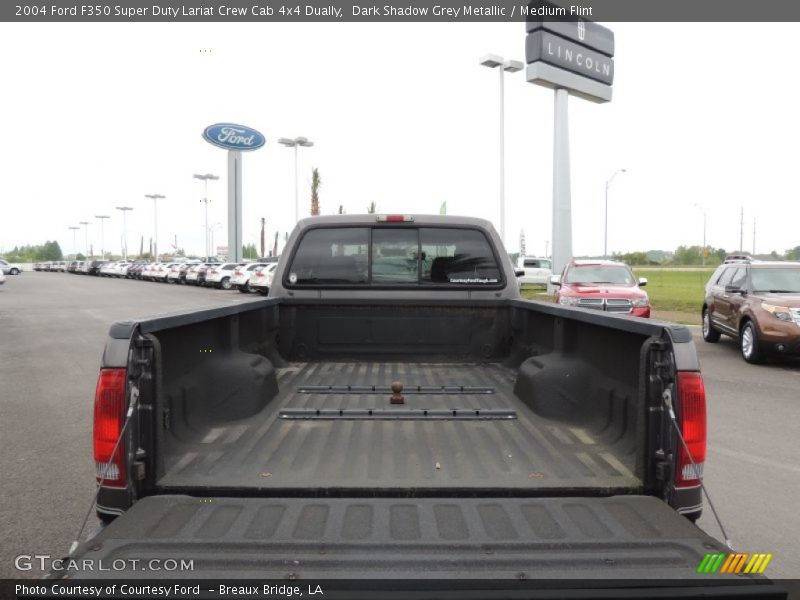 Dark Shadow Grey Metallic / Medium Flint 2004 Ford F350 Super Duty Lariat Crew Cab 4x4 Dually