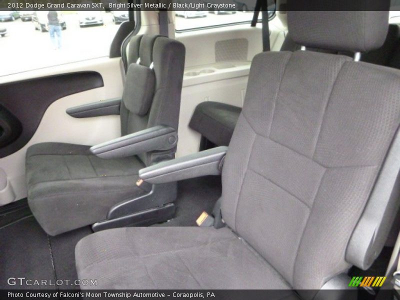 Bright Silver Metallic / Black/Light Graystone 2012 Dodge Grand Caravan SXT