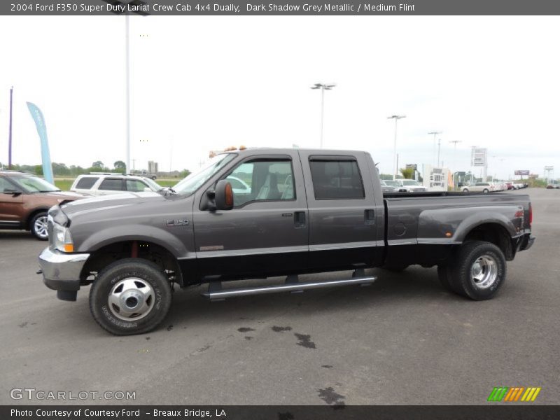  2004 F350 Super Duty Lariat Crew Cab 4x4 Dually Dark Shadow Grey Metallic
