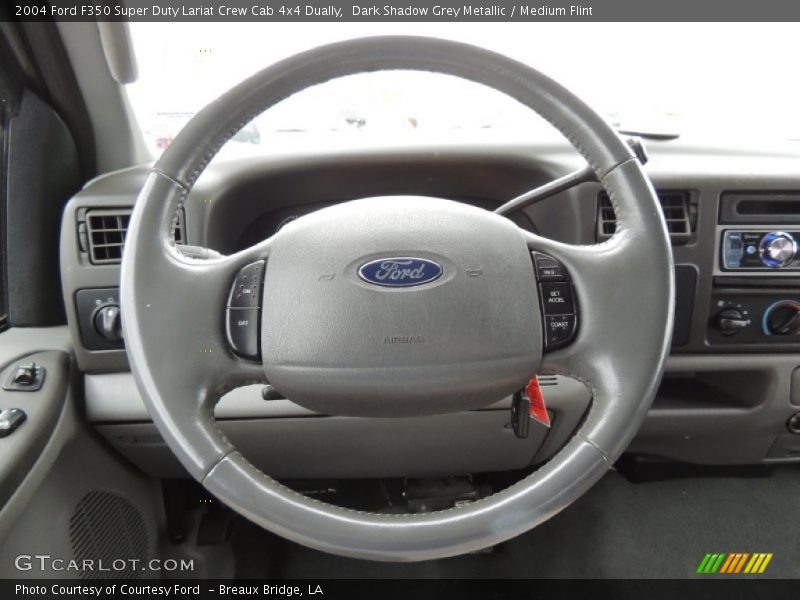  2004 F350 Super Duty Lariat Crew Cab 4x4 Dually Steering Wheel