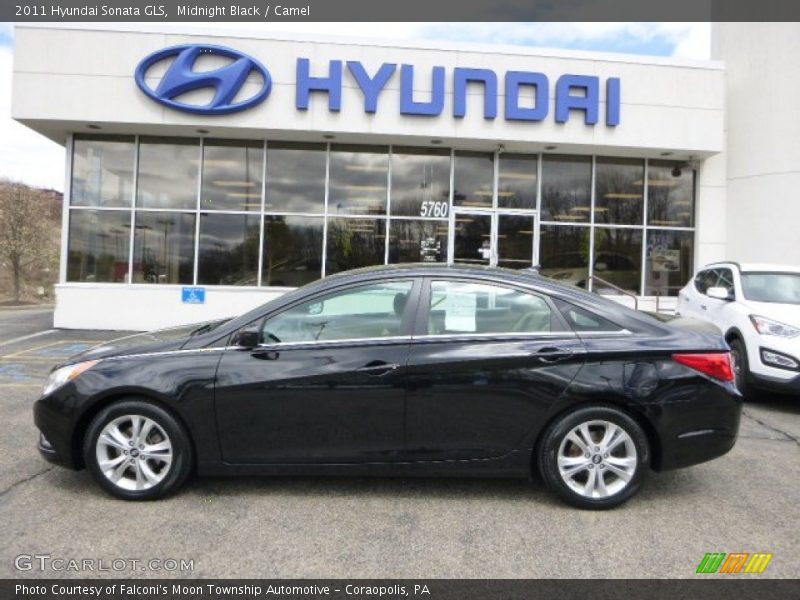 Midnight Black / Camel 2011 Hyundai Sonata GLS
