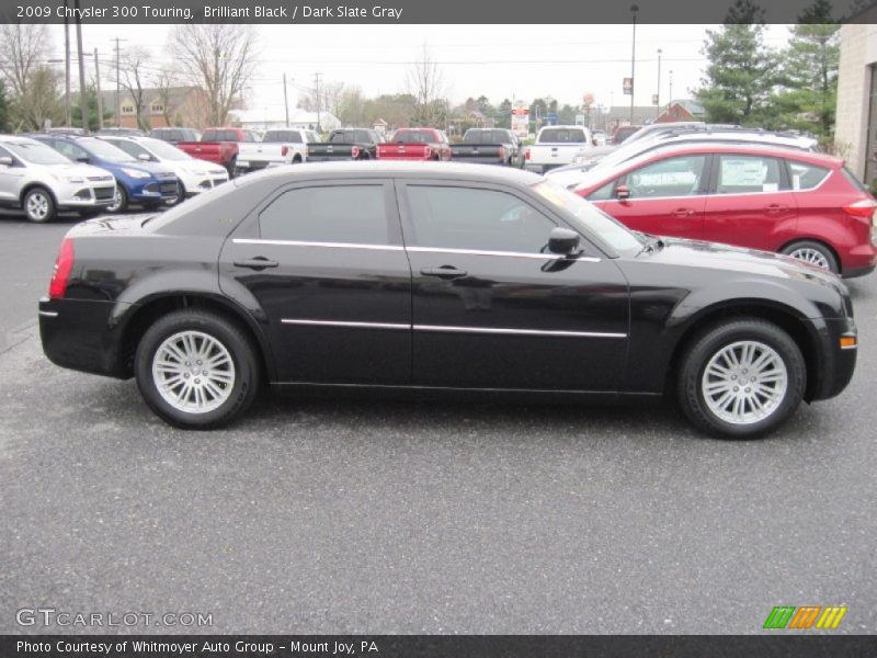 Brilliant Black / Dark Slate Gray 2009 Chrysler 300 Touring