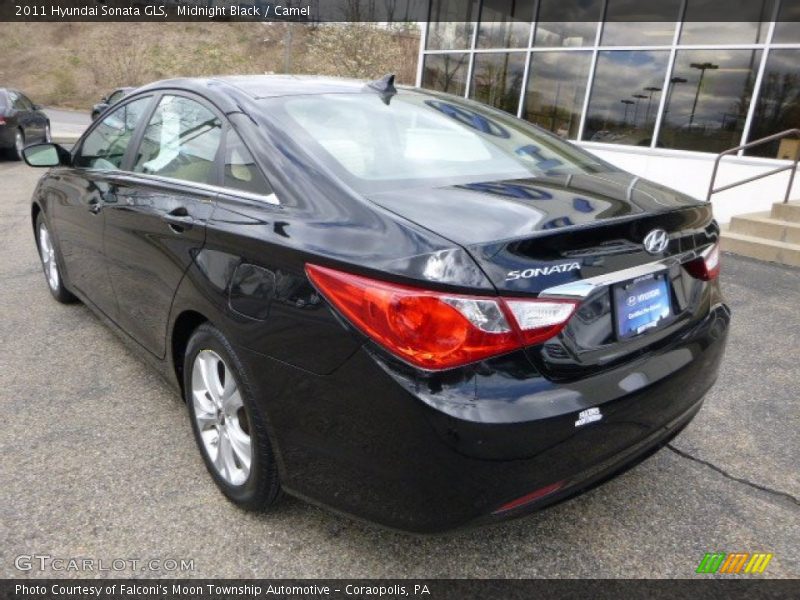 Midnight Black / Camel 2011 Hyundai Sonata GLS