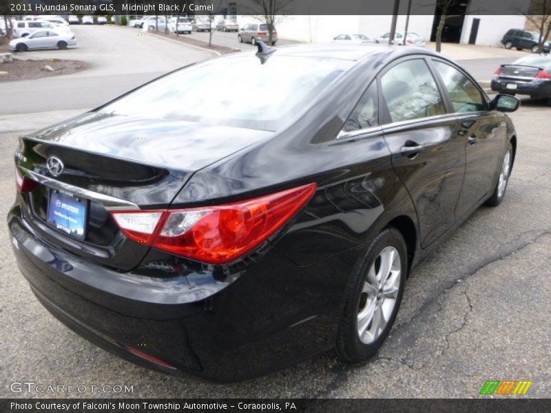 Midnight Black / Camel 2011 Hyundai Sonata GLS