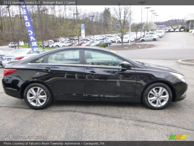 Midnight Black / Camel 2011 Hyundai Sonata GLS