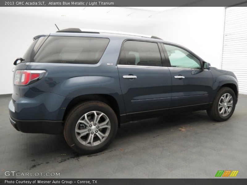 Atlantis Blue Metallic / Light Titanium 2013 GMC Acadia SLT