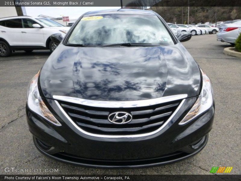 Midnight Black / Camel 2011 Hyundai Sonata GLS