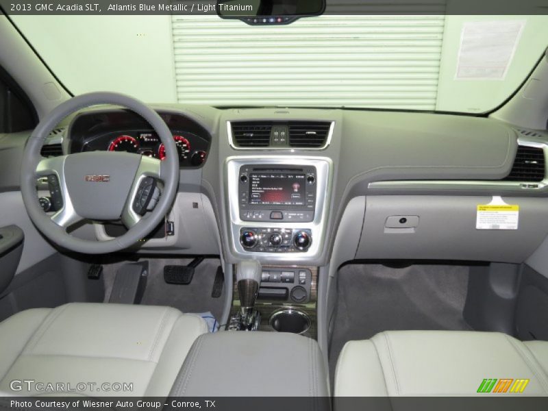 Atlantis Blue Metallic / Light Titanium 2013 GMC Acadia SLT