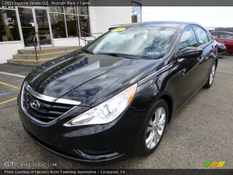 Midnight Black / Camel 2011 Hyundai Sonata GLS