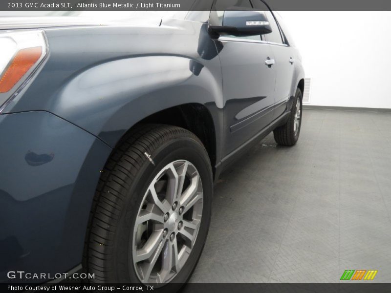 Atlantis Blue Metallic / Light Titanium 2013 GMC Acadia SLT