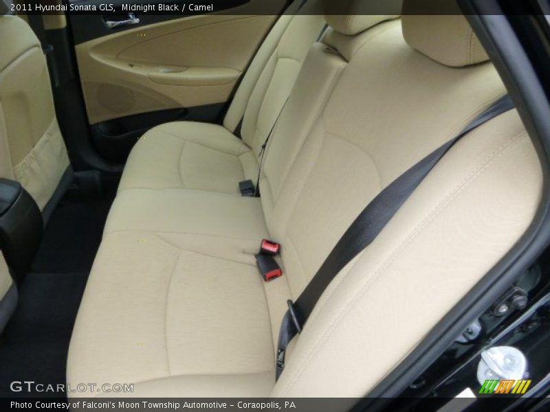 Midnight Black / Camel 2011 Hyundai Sonata GLS