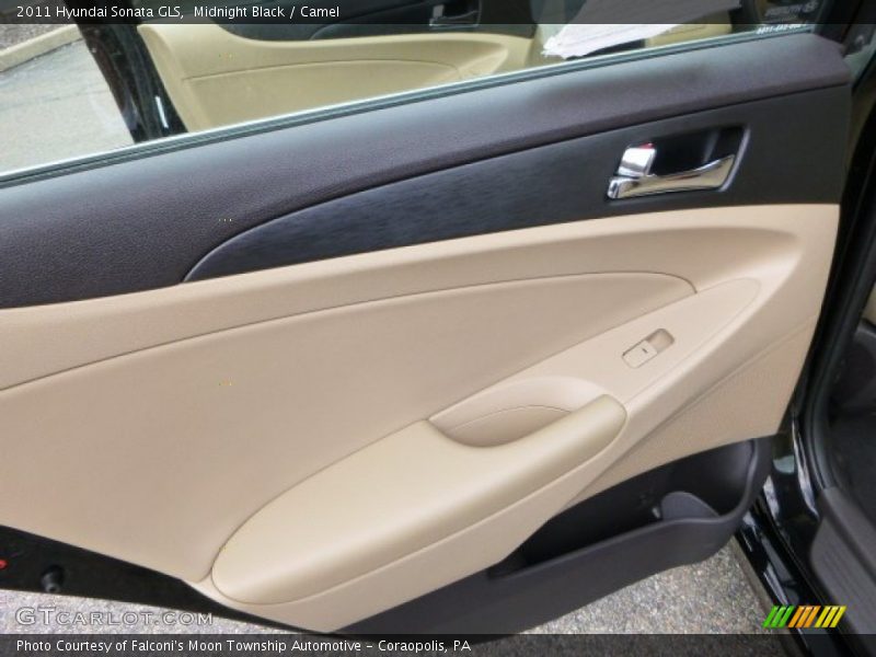 Midnight Black / Camel 2011 Hyundai Sonata GLS