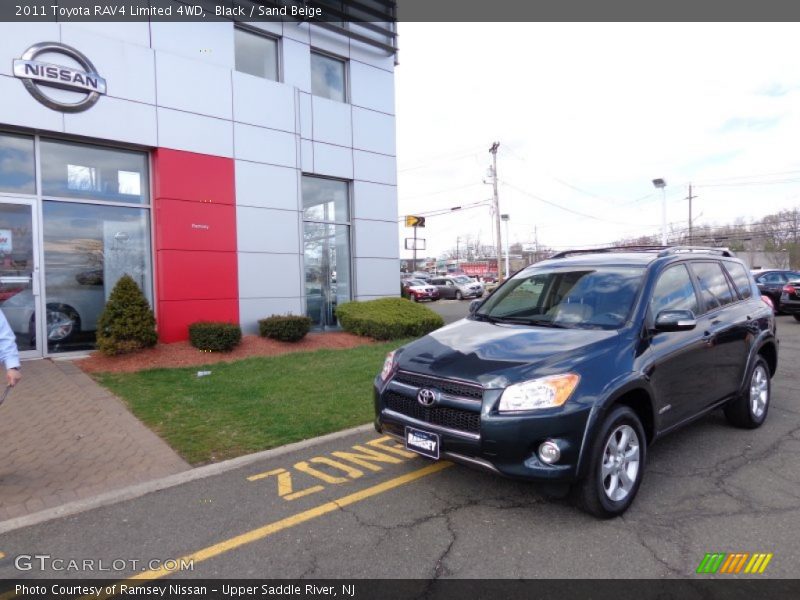 Black / Sand Beige 2011 Toyota RAV4 Limited 4WD