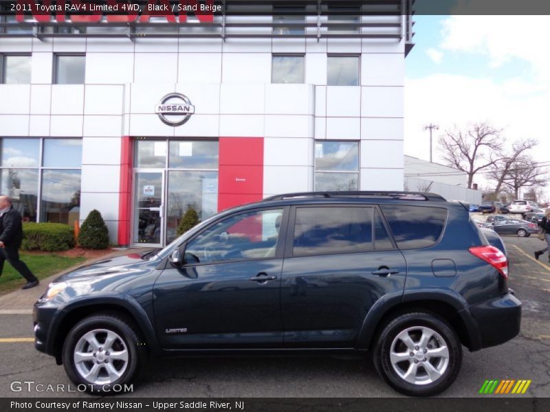 Black / Sand Beige 2011 Toyota RAV4 Limited 4WD