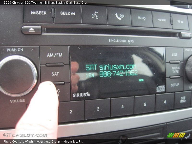 Audio System of 2009 300 Touring