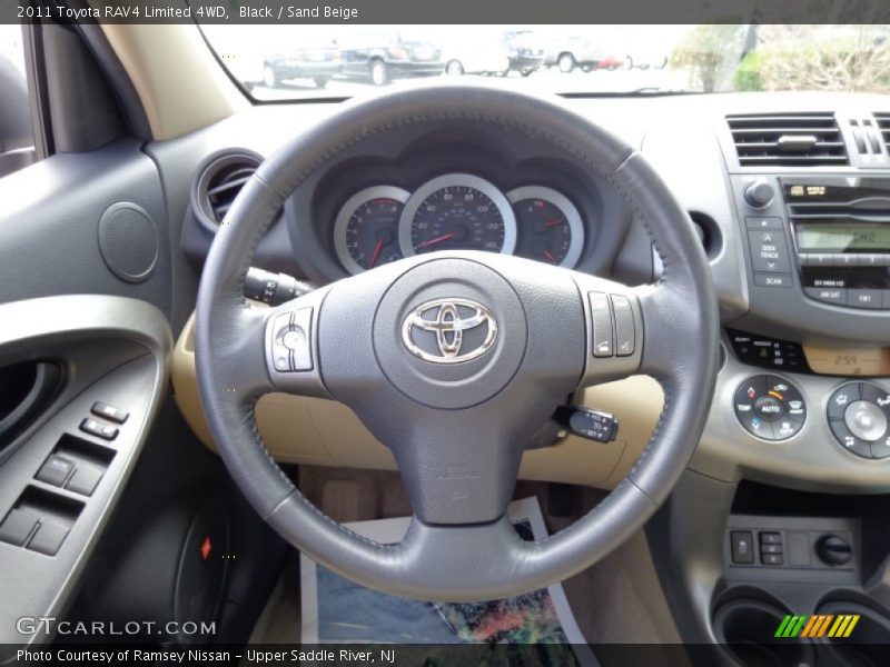 Black / Sand Beige 2011 Toyota RAV4 Limited 4WD