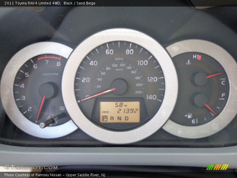 Black / Sand Beige 2011 Toyota RAV4 Limited 4WD