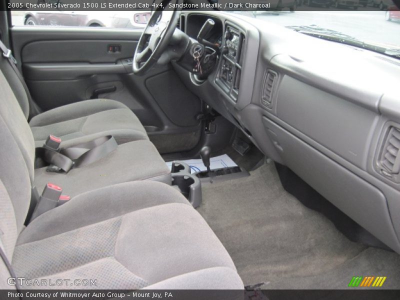  2005 Silverado 1500 LS Extended Cab 4x4 Dark Charcoal Interior