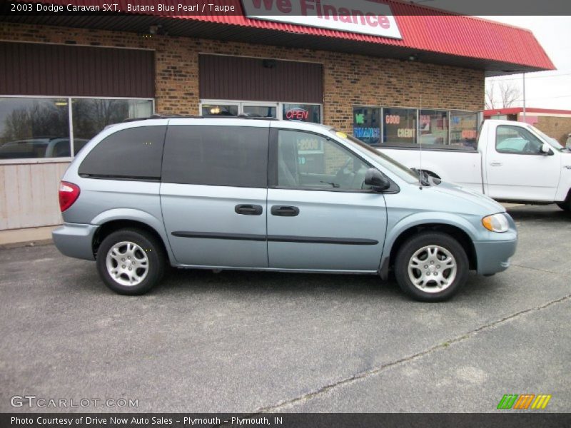 Butane Blue Pearl / Taupe 2003 Dodge Caravan SXT