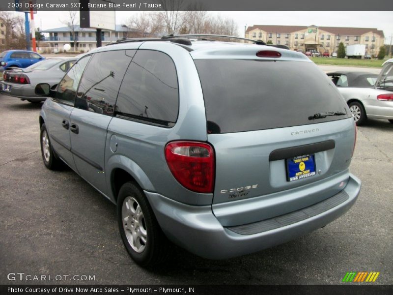 Butane Blue Pearl / Taupe 2003 Dodge Caravan SXT