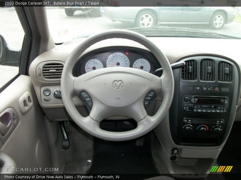 Butane Blue Pearl / Taupe 2003 Dodge Caravan SXT