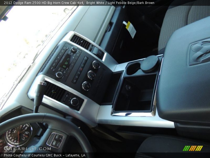 Bright White / Light Pebble Beige/Bark Brown 2012 Dodge Ram 2500 HD Big Horn Crew Cab 4x4