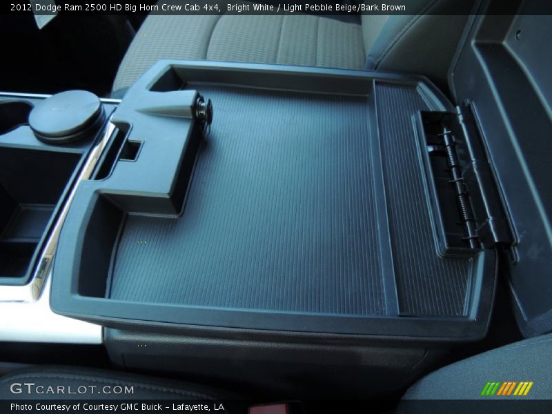 Bright White / Light Pebble Beige/Bark Brown 2012 Dodge Ram 2500 HD Big Horn Crew Cab 4x4