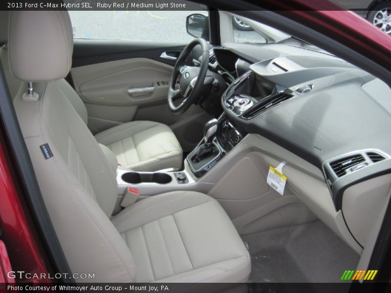 Ruby Red / Medium Light Stone 2013 Ford C-Max Hybrid SEL