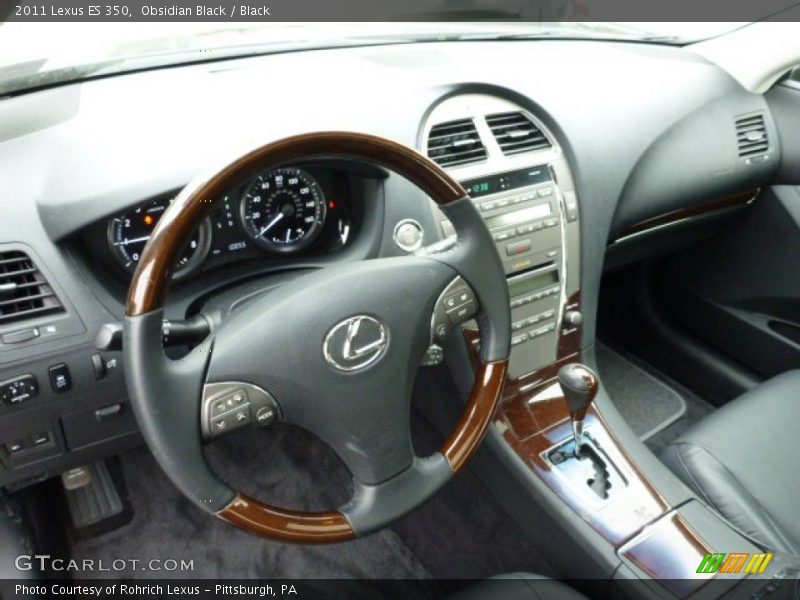 Dashboard of 2011 ES 350