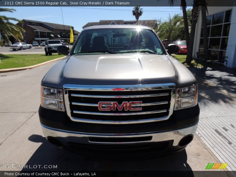 Steel Gray Metallic / Dark Titanium 2012 GMC Sierra 1500 Regular Cab