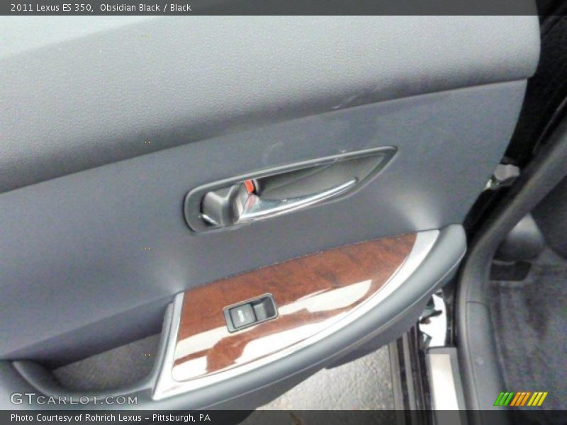 Obsidian Black / Black 2011 Lexus ES 350