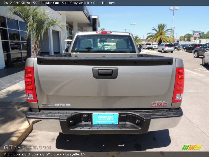Steel Gray Metallic / Dark Titanium 2012 GMC Sierra 1500 Regular Cab