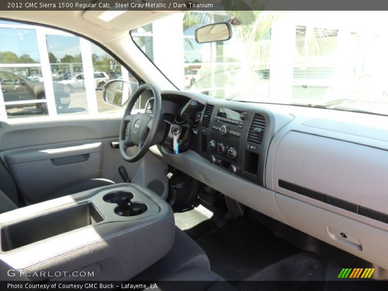 Steel Gray Metallic / Dark Titanium 2012 GMC Sierra 1500 Regular Cab