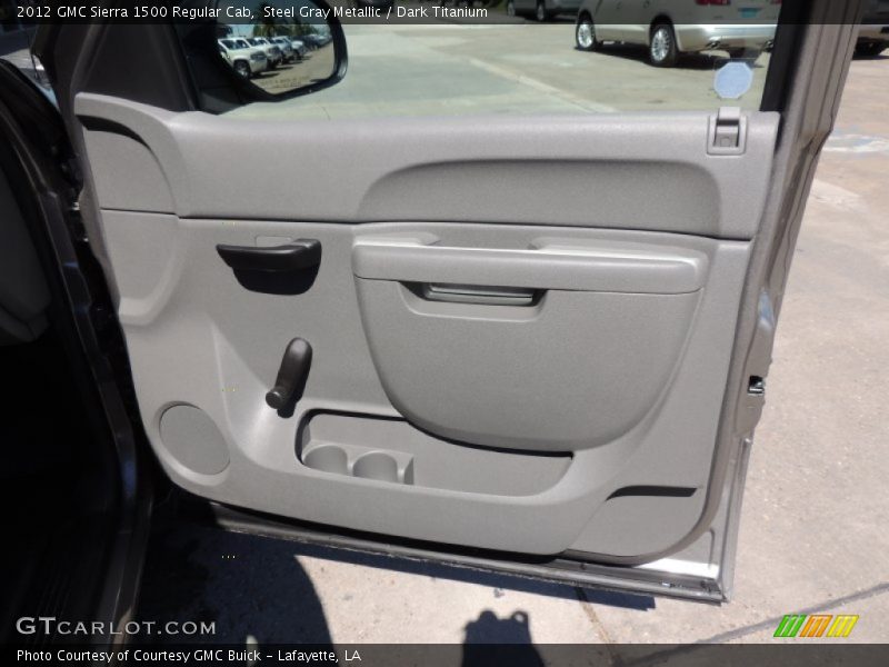 Steel Gray Metallic / Dark Titanium 2012 GMC Sierra 1500 Regular Cab