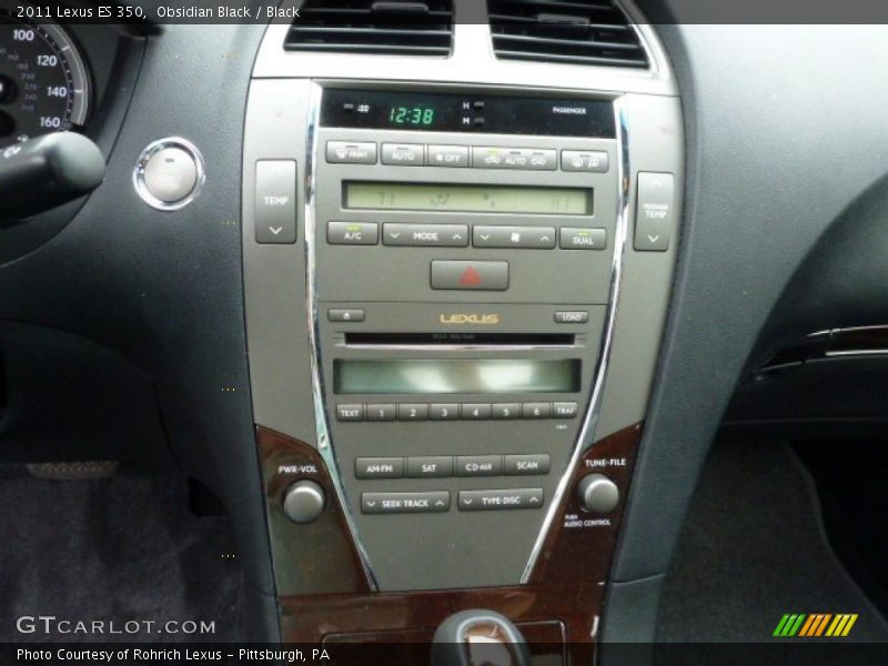 Controls of 2011 ES 350