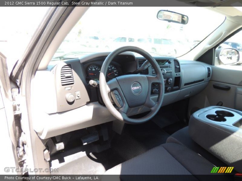 Steel Gray Metallic / Dark Titanium 2012 GMC Sierra 1500 Regular Cab