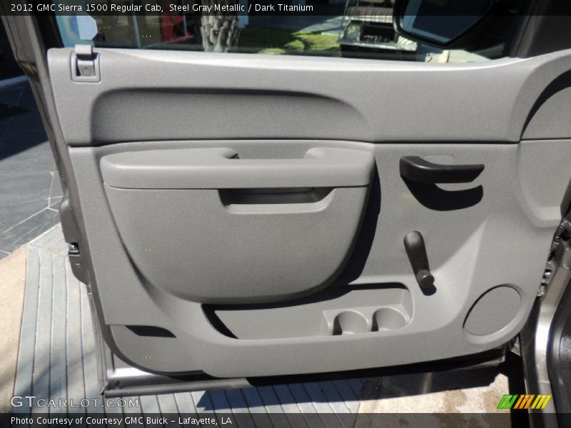 Steel Gray Metallic / Dark Titanium 2012 GMC Sierra 1500 Regular Cab