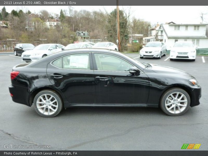Obsidian Black / Ecru 2013 Lexus IS 250 AWD