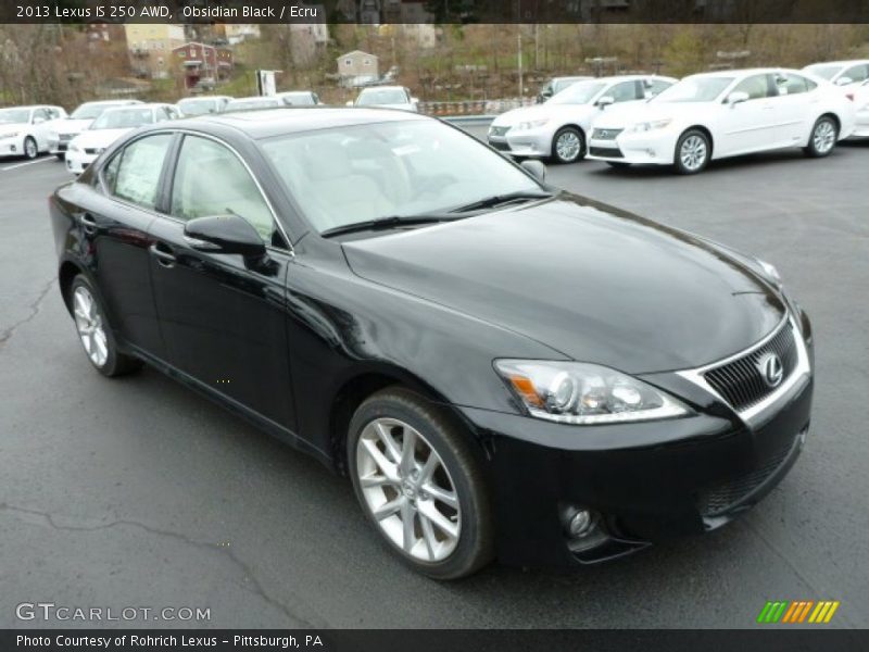 Obsidian Black / Ecru 2013 Lexus IS 250 AWD