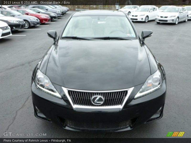 Obsidian Black / Ecru 2013 Lexus IS 250 AWD