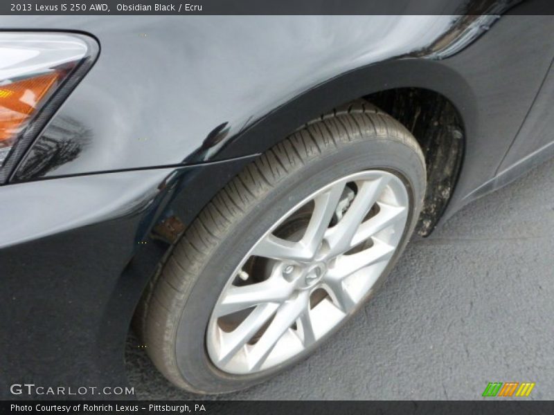 Obsidian Black / Ecru 2013 Lexus IS 250 AWD