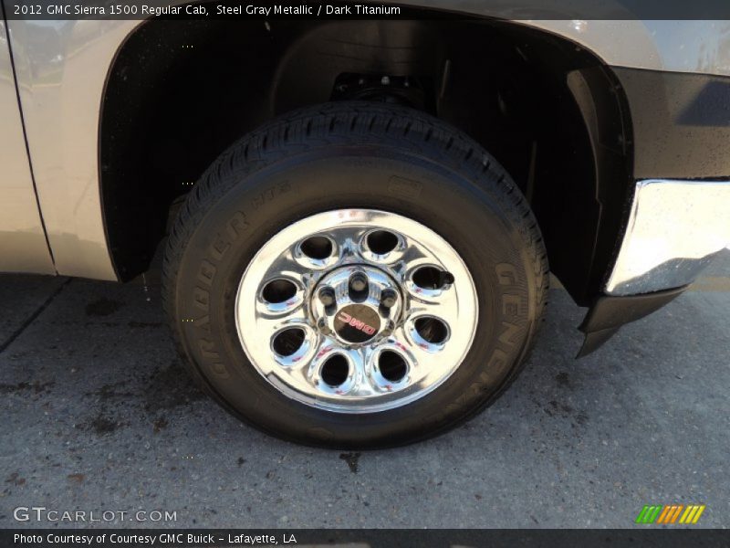 Steel Gray Metallic / Dark Titanium 2012 GMC Sierra 1500 Regular Cab