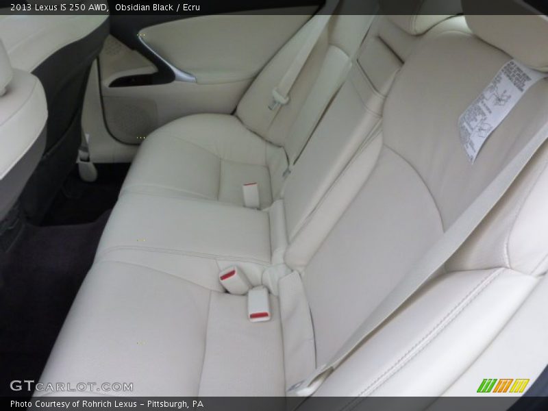 Obsidian Black / Ecru 2013 Lexus IS 250 AWD