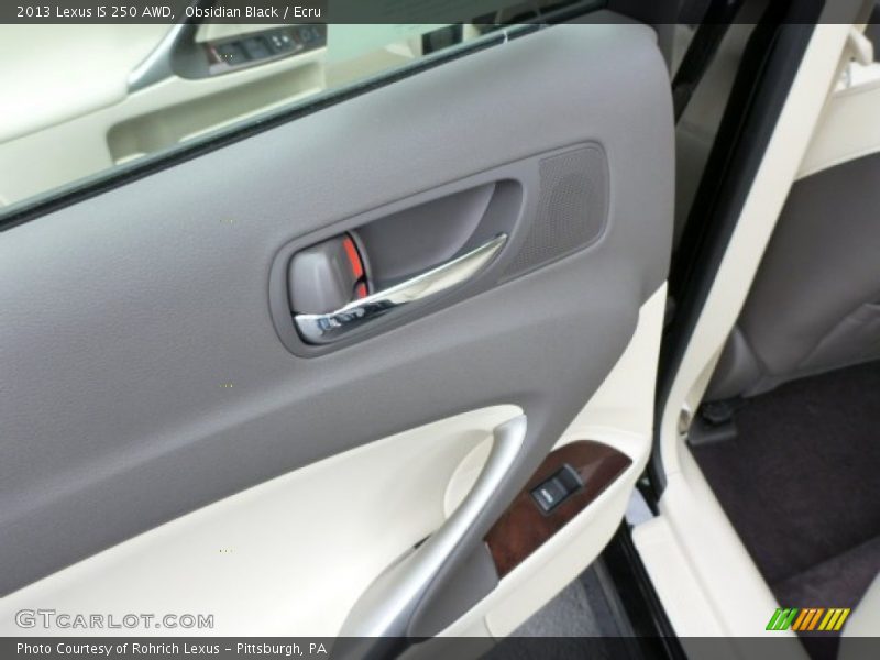 Obsidian Black / Ecru 2013 Lexus IS 250 AWD