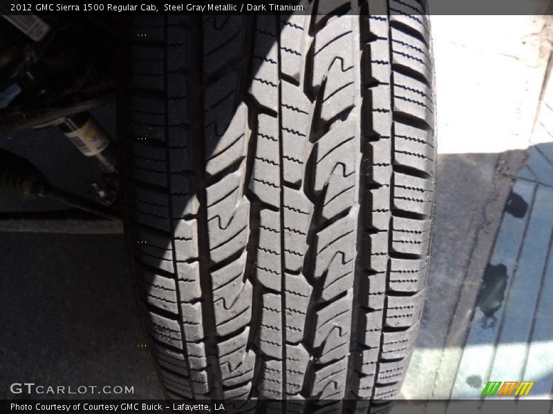 Steel Gray Metallic / Dark Titanium 2012 GMC Sierra 1500 Regular Cab